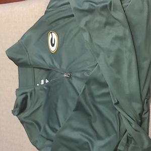 Green Bay Packers Quarter Zip long sleeve size L
